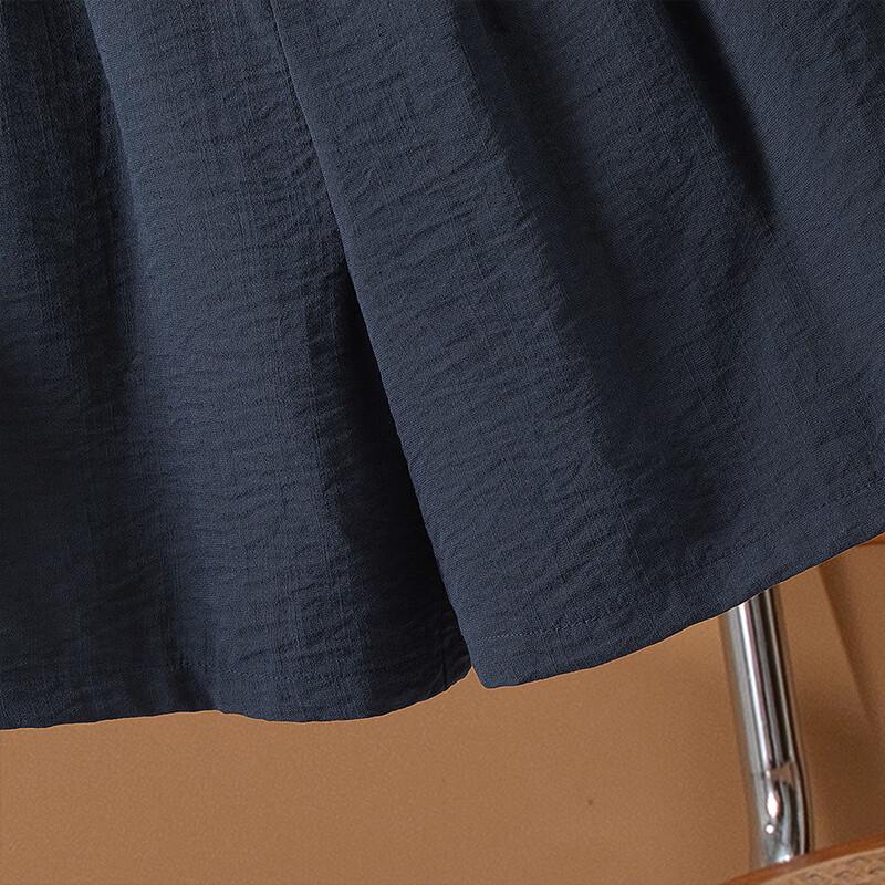 Women's Elastic Waist Wide-Leg Casual Shorts