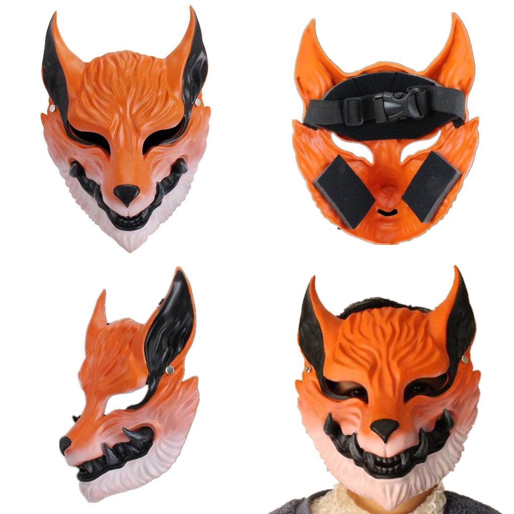 Naruto Kurama Nine Tails Fox Mask Resin Anime Mask For Cosplay And Party Use