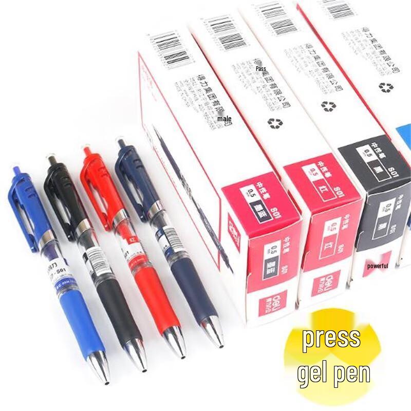 Deli S01 Retractable Gel Pen