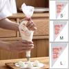 "Food-Grade Disposable Cookie & Cake Decorating Bags for Baby Food & Chocolate with Beautiful Seam"