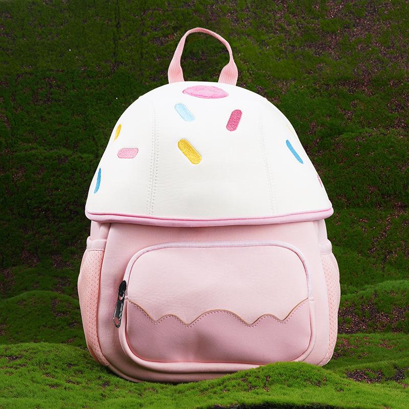 Summer New Kindergarten 3D Mushroom Book Bag 3-6 Year Old Toddler Unisex Anti Loss Schoolbags for Boys and Girls Outdoor Travel Trendy Kid Backpack