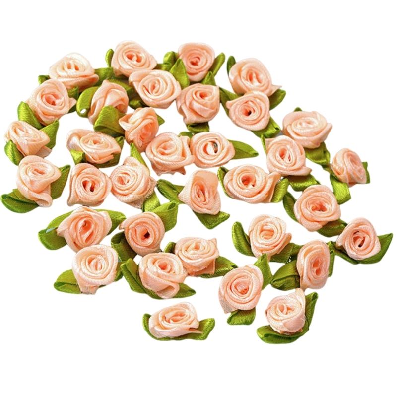 

Multiple Color Rose Flower Applique Craft Wristband Hairband Sewing Tool 1 шампанского