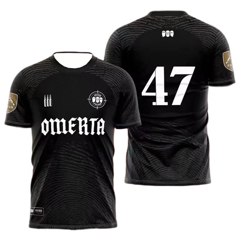 T-shirt Imprimé 3D pour Homme Sports d'Extérieur Badminton et Tennis Séchage Rapide Respirant Manches Courtes Col Rond Pull Haut Décontracté
