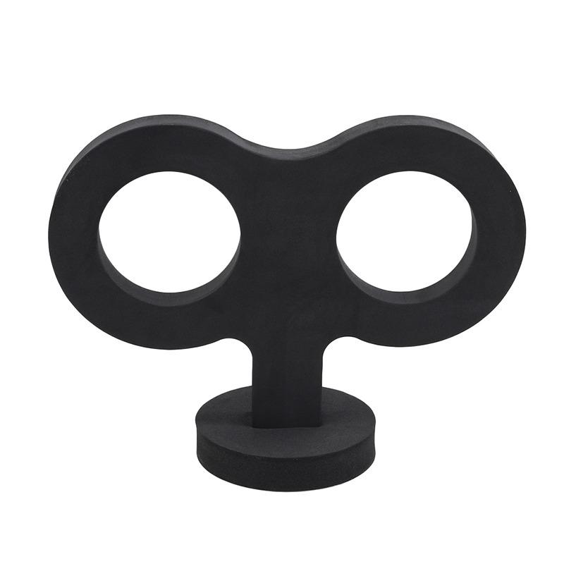 

Car Styling Rear View Clockwork Helmet Car Decorating Accessories Without Light High Quality Simple All-Match Decor чорний
