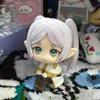 New 11Cm Anime Sousou No Frieren Frieren Action Figure Look Up Doll Cute Model Sitting Posture Collection Figures Birthday Gifts