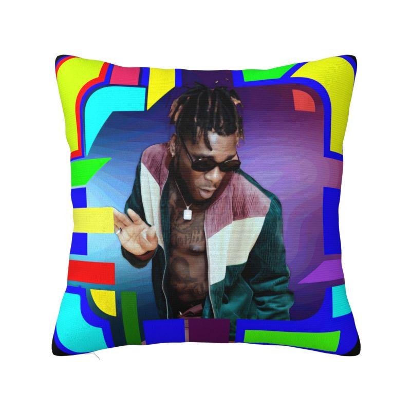 Custom Burna Boy Nigerian Singer Cushion Cover xcm Soft Modern Pillow Case Decor Home