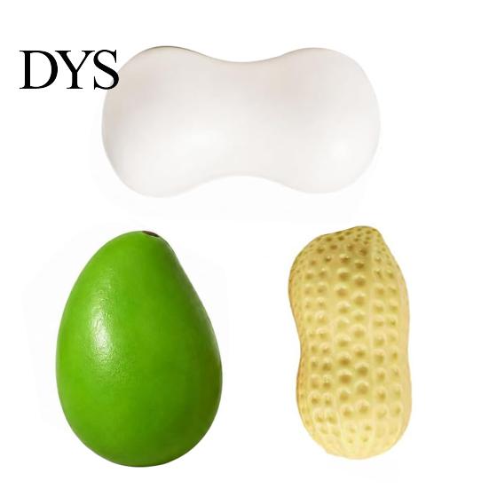Crunchy Stress Relief Toy 3/4/5/6Pcs/Set Toy, Mango Butter Stick Peanut Pudding Fruit Soap Squeeze Fidget Anxiety Reduction Sensory Ball Adults Toys