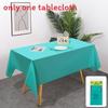 Peva Disposable Solid Color Tablecloth With Dustproof And Oilproof Features For Party And Home Use