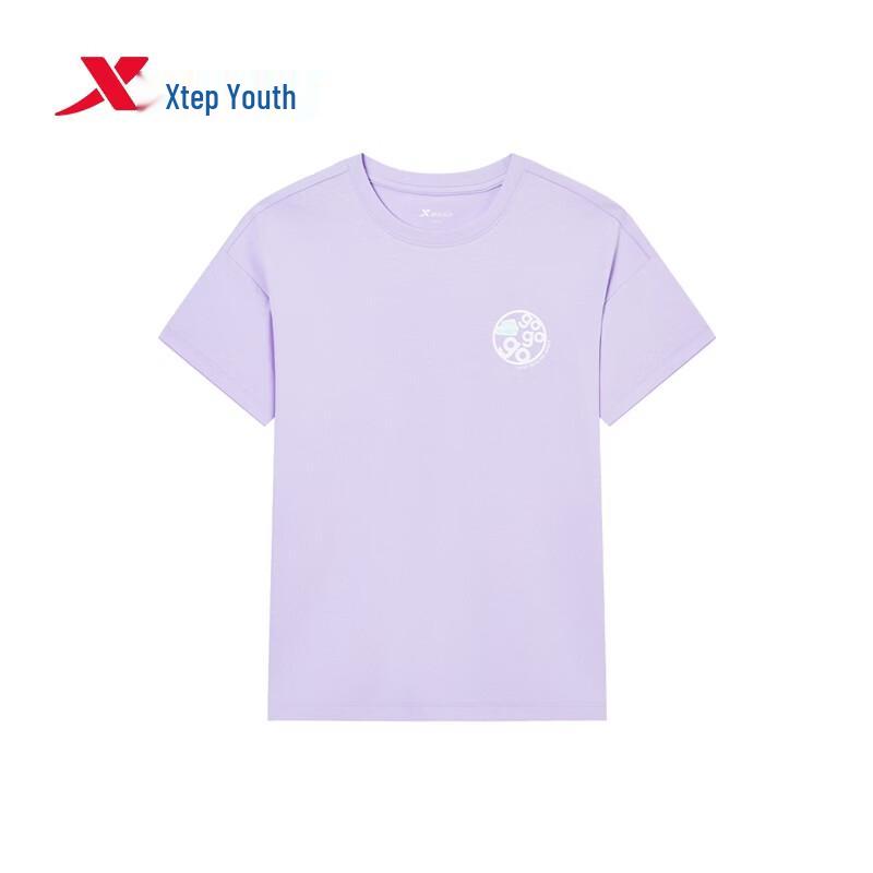 Xtep Girls  Short Sleeve T-Shirt 130