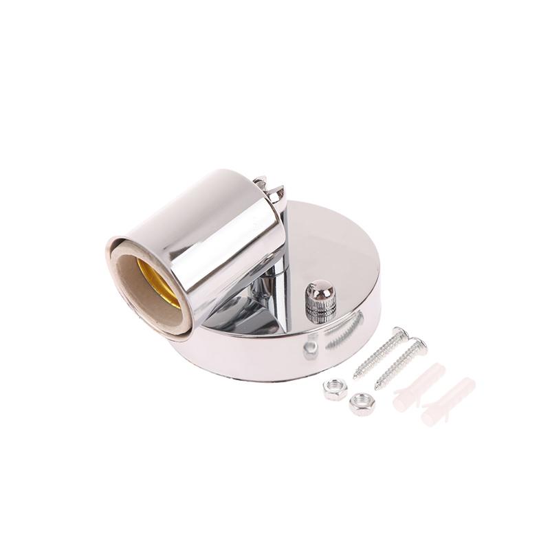 1 Set Socket Holder Adapter Iron Celling Light Sconces Vintage E27/E14 Wall Lamp 180 Degree Rotation Adjustable Metal Lamp Base