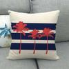 Nordic Geometric Pattern Digital Printing Short Plush Pillow Covers Decorative For Car Sofa Office Cushion Cover Home Goods
