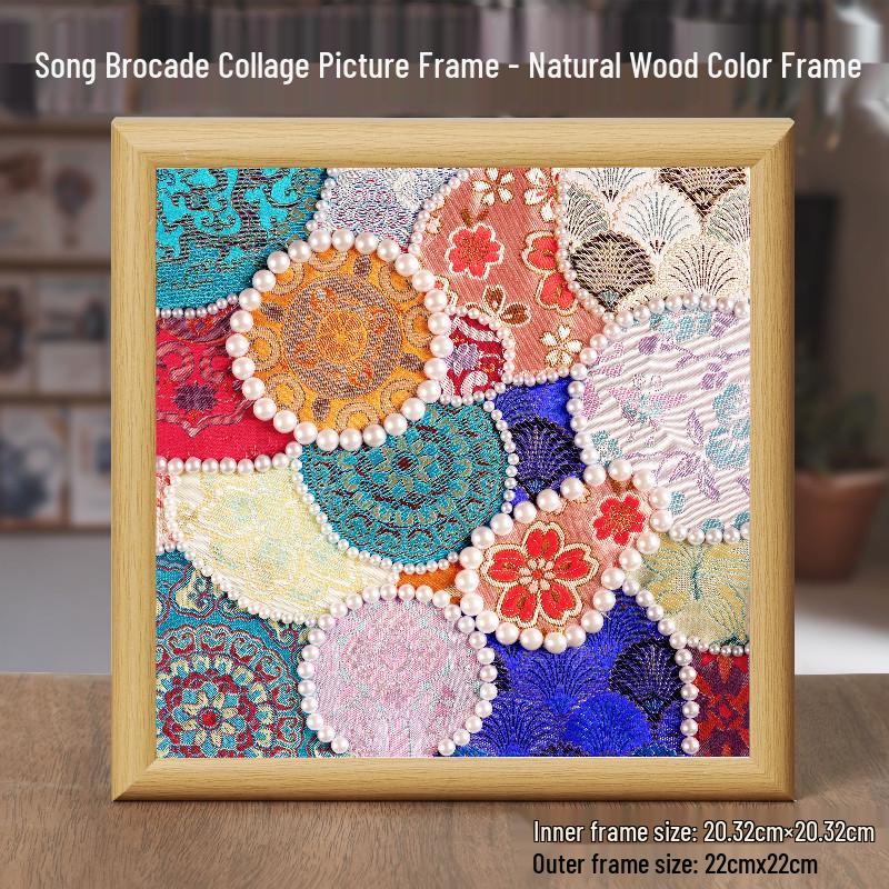 Song Brocade Patchwork Pearl Painting