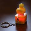 With LED Light Frog Croaking Fidget Toy Fingertip Button Keyboard Sound Keyring  Children Adult