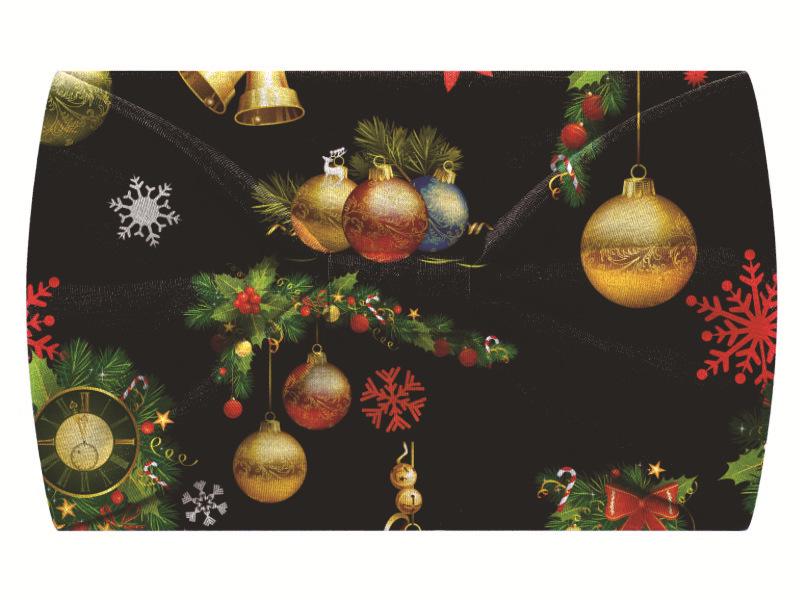 Cross-Border Christmas Print Yoga Waist Headband - 15CM Wide, High-Elastic, Sweat-Absorbing Hair Tie