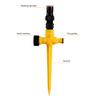 Lawn Sprinkler Adjustable 360 Degree Rotating Leak Free Convenient Easy To Install Water-Saving Plastic Garden Yard