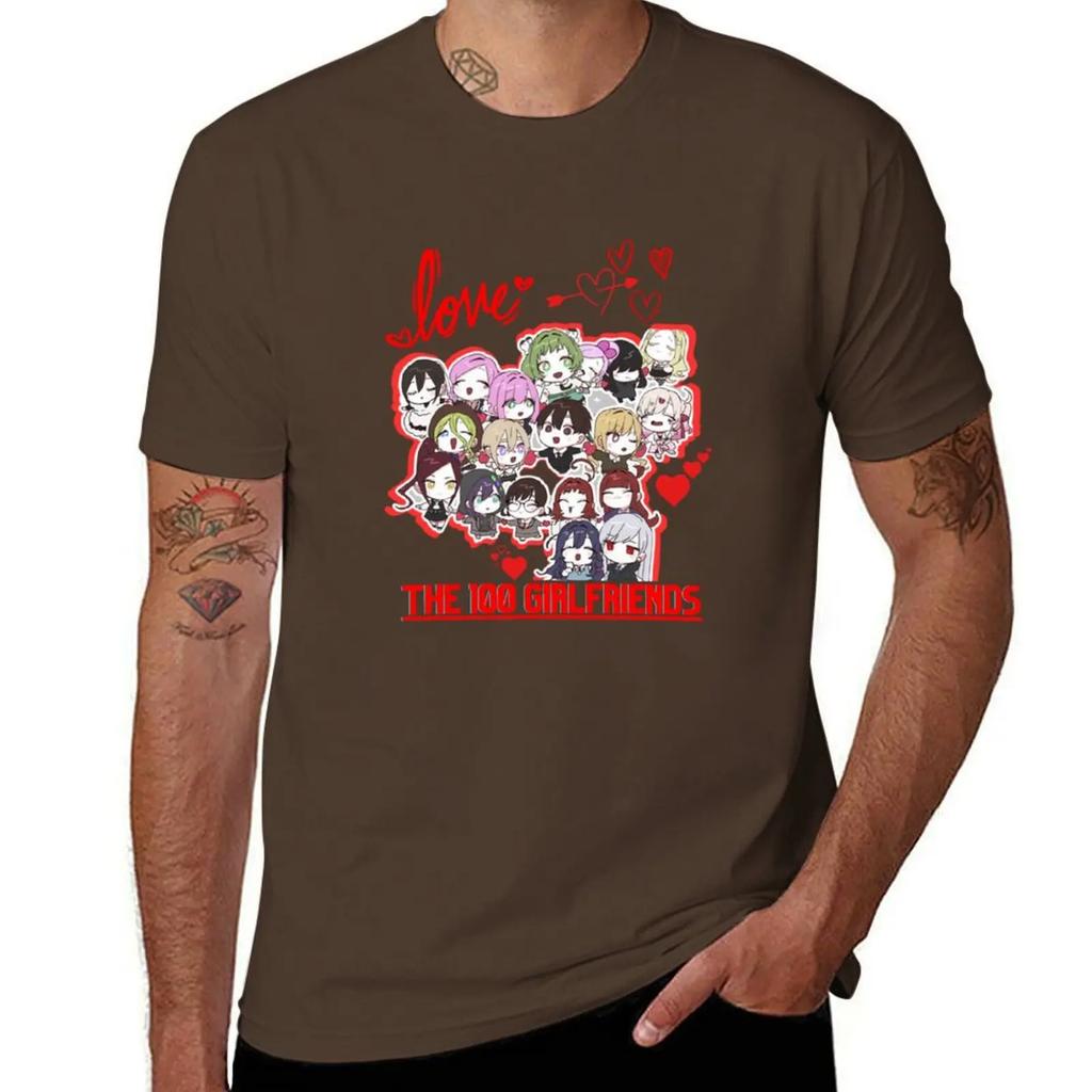 100 Girlfriends Who Really Love You kimi no Koto ga Daidaidaidaidaisuki anime arth TShirt customizeds mens workout shirts