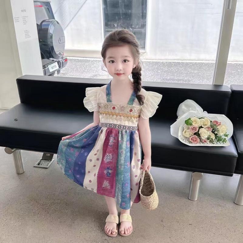 Girls' Hanfu Ancient Clothing Super Immortal Skirt Mid-Autumn Festival Children's Tang Clothing Girls' Ancient Style