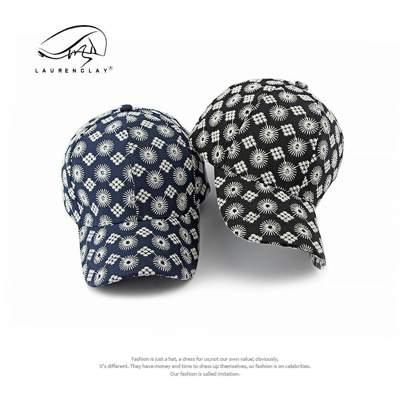 Chinese Personality Embroidery Vintage Fashion Hardtop Baseball Cap Women's Outdoor Sunscreen Visor Cap Cap Men's Tide