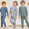 Kids Pajamas for Boys Cotton Sleepwear Sets Dinosaur Pyjamas Green Children Pijamas Clothing