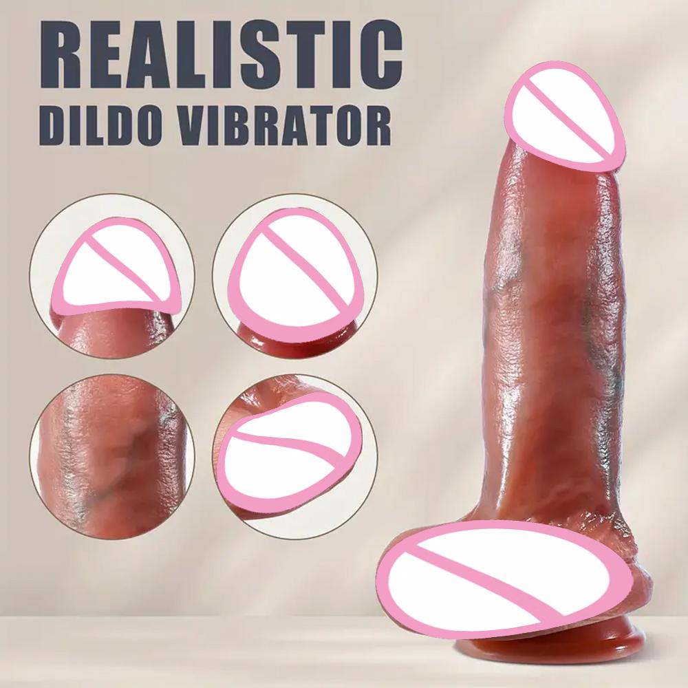 Thick Big Dildocc Penis Control Telescopic Vibrator Realistic G-spot Vagina Masturbation Erotic Cock Sex Toys Sex Machines Gay