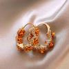 2024 Autumn/Winter Luxury Floral Ear Cuffs for Women - Unique, Stylish Earrings