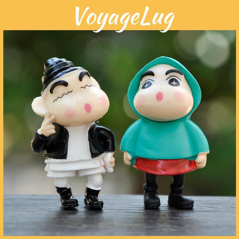 Shin Crayon Raincoat Chan Pvc Action Figure Model For Decoration Gift Birthday