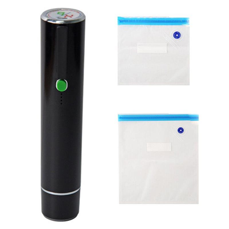 Handheld Vacuum Sealer Machine,Compact Design, 10 Reusable Bags Included Ideal For Food Preservation& Travel