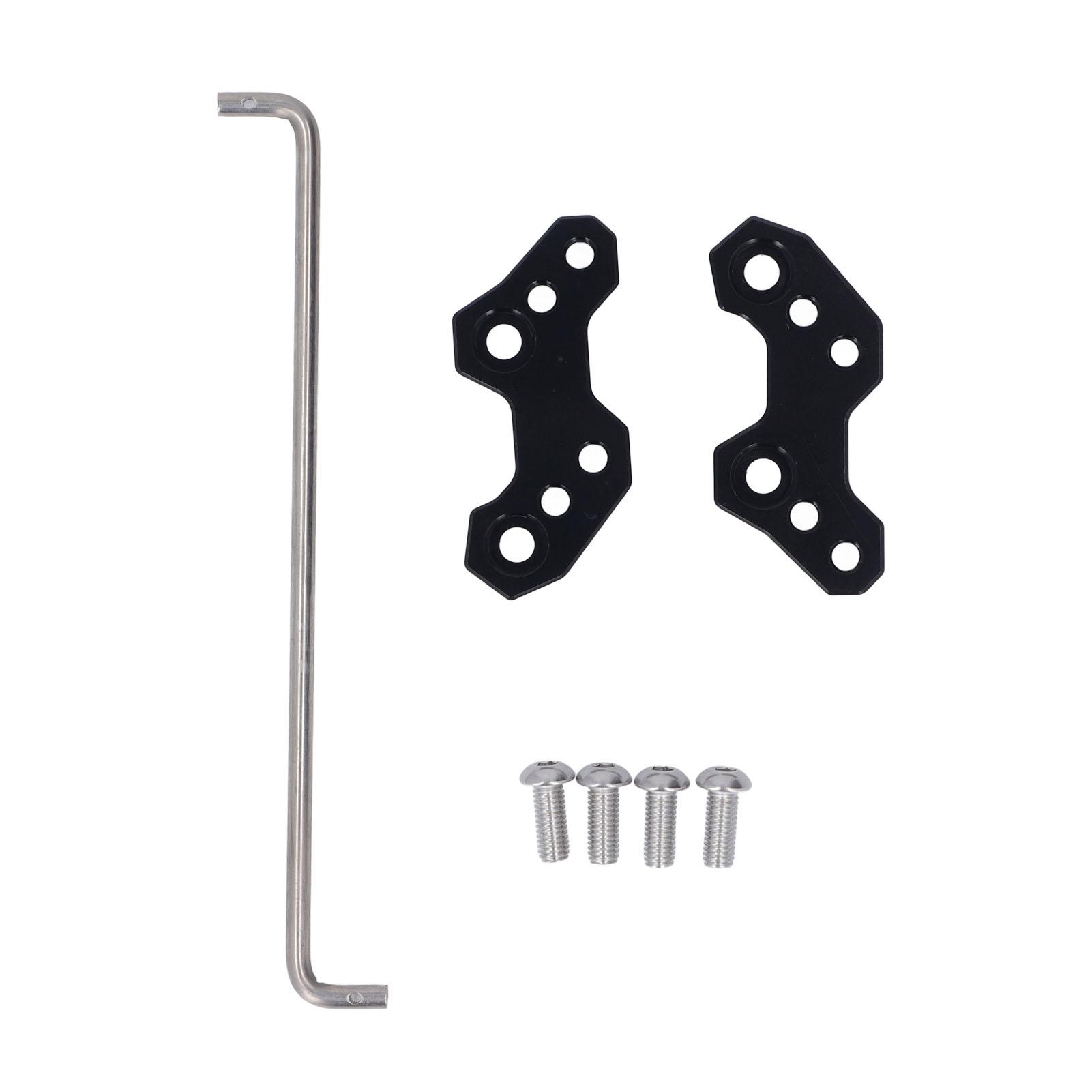 2pcs Rearset Footpeg Mount Bracket Aluminum Alloy Replacement for SUZUKI GSXR150 2017‑2020