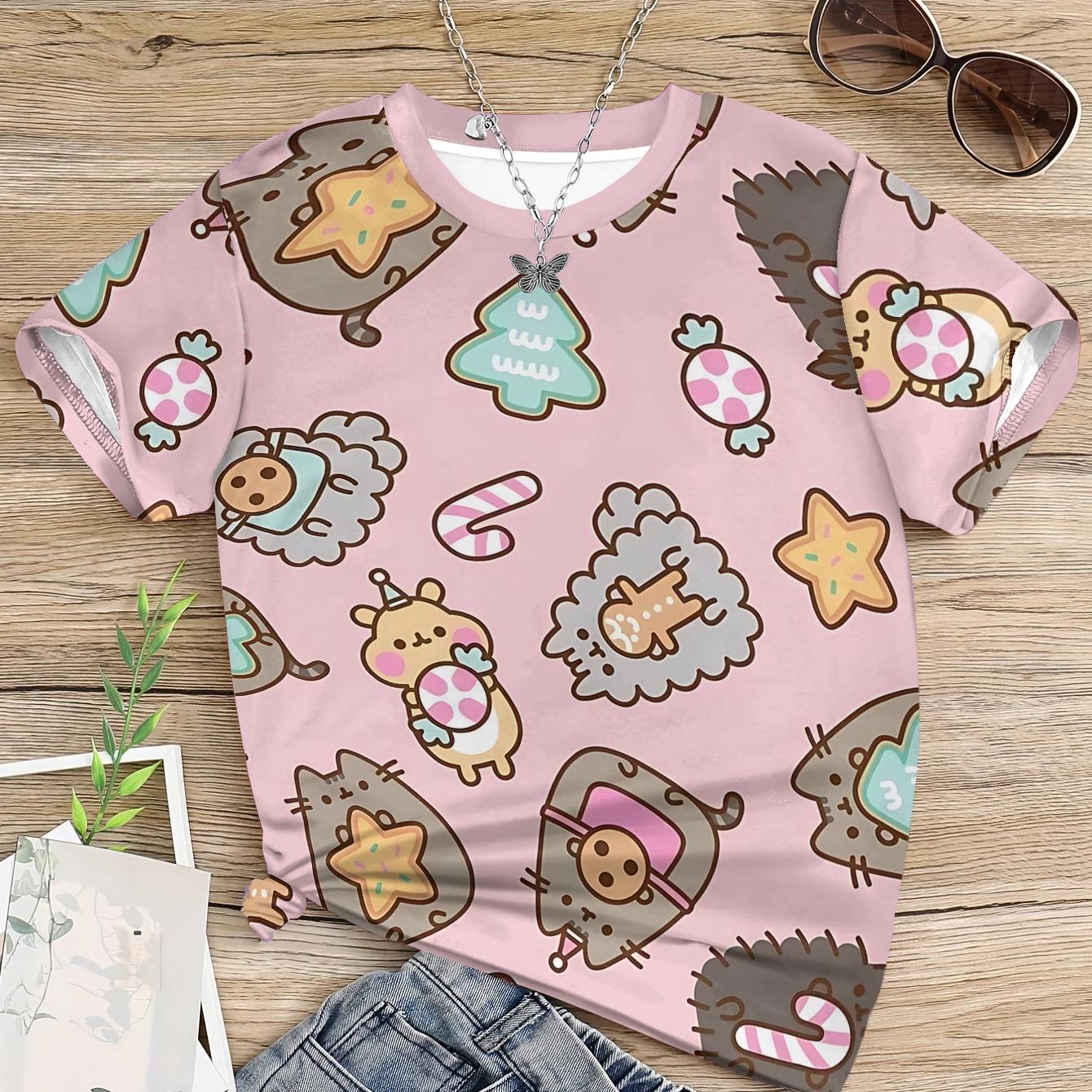 

Мультяшный кот 3D принт от 5 до 14 лет для девочек верхняя одежда для детей мальчик девочка ребенок футболка топы рубашки 140