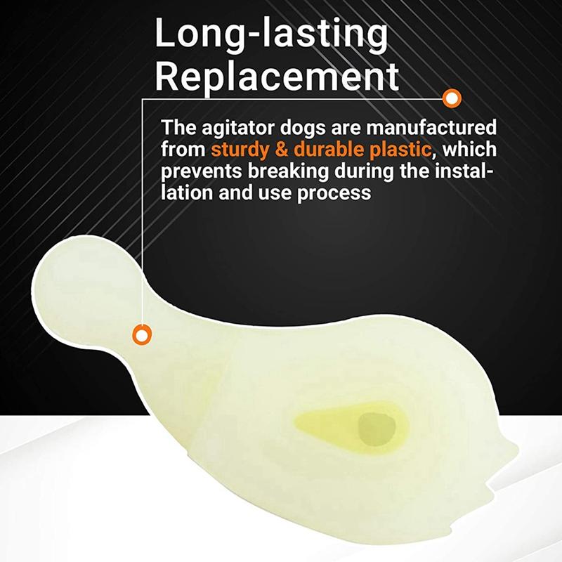 A60P 36 Pack 80040 Washer Agitator Dogs Replacement Kit Exact Fit For Whirlpool & Kenmore Washers - Replaces 285612 285770