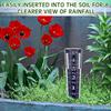 5-Inch Capacity Rain Gauge Easy to Read Rain Gauge Precipitation Monitor with Magnifying Scale And Numbers for Garden Yard Field Lawn