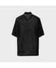IRO Breeze Tip Contrast Short Sleeve Round Knit - Black