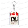 Plane Ticket Koffer Keyrings for Accessories Bag Key Chain Ring Jewelry Fans Gifts Travel Country Label Keychain Llaveros