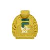 Fila Fusion Casual Loose Hooded Sweatshirt Men tops Yellow T11U216202FYE