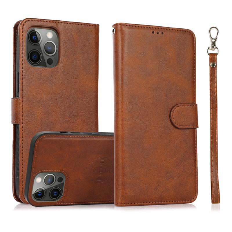 Luxury PU Leather Detachable 2 In 1 Magnetic Wallet Phone Case for iPhone 13 12 11 Pro Max Xs Xr Xs Max 7 8 Plus