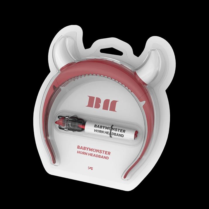 

Официальная повязка на голову в виде рога BABYMONSTER Red