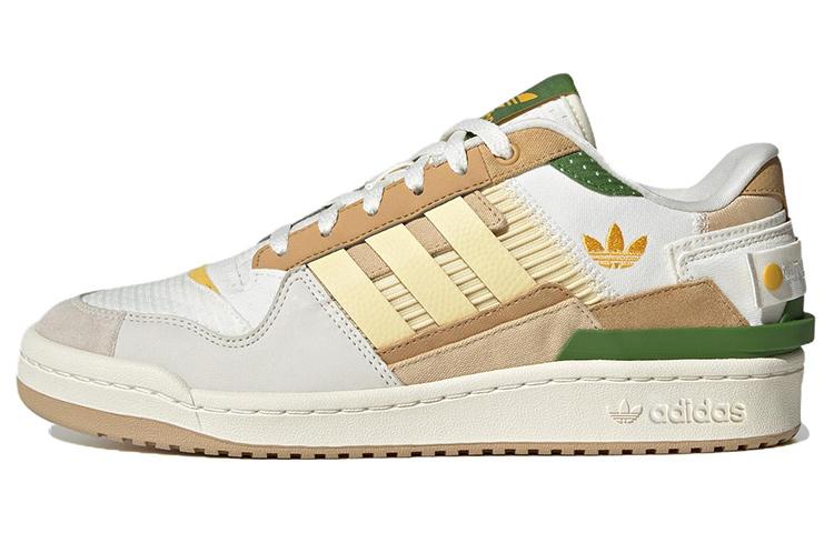 Adidas Originals Forum Exhibit Low  Beige Green  ID2562 36
