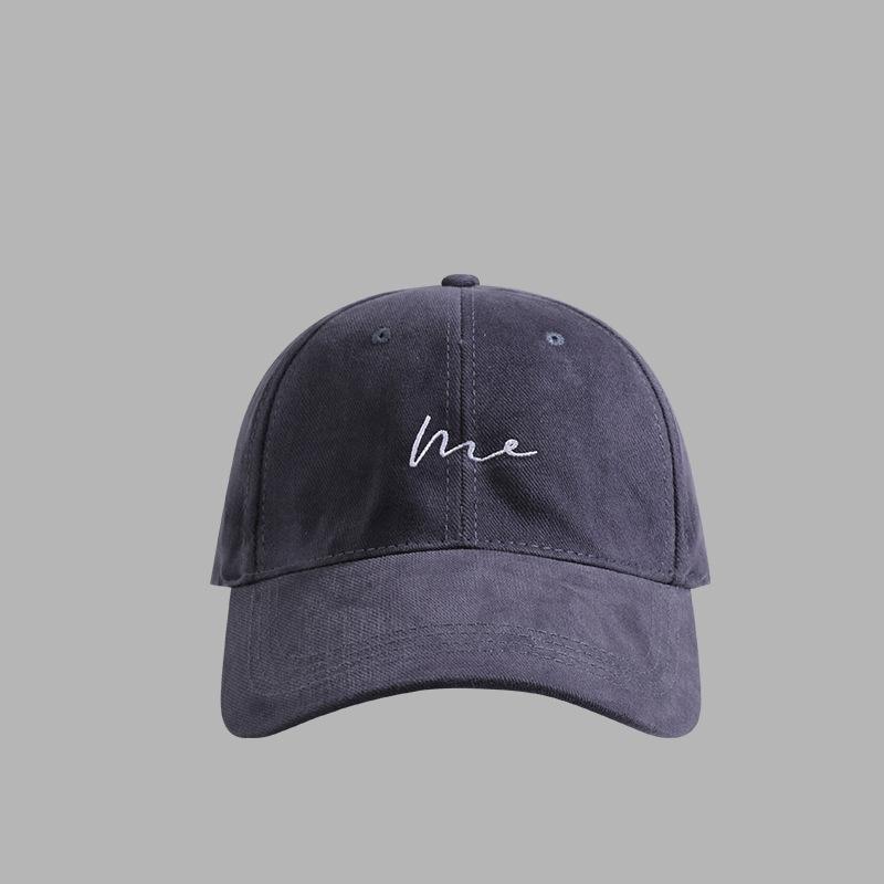 65cm Cross Embroidery Baseball Cap Women Versatile Face Casual Soft Top Sun Baseball Cap men