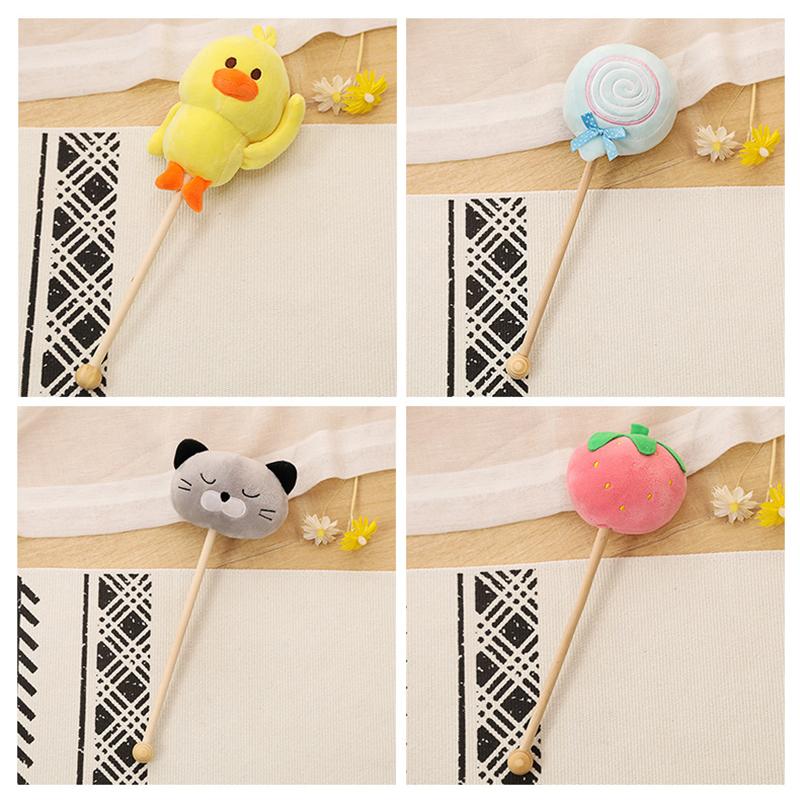 Mini Cartoon Plush Hitting Hammer Handheld Body Massage Tool for Shoulder Back Leg Meridian Care