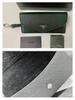 Prada Schwarzes PU-Leder Brillenetui mit Clip