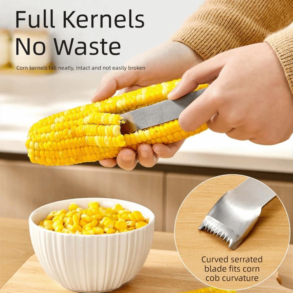 New Stainless Steel Corn Planer Manually Portable Corn Kernel Stripper Corn on The Cob Remover