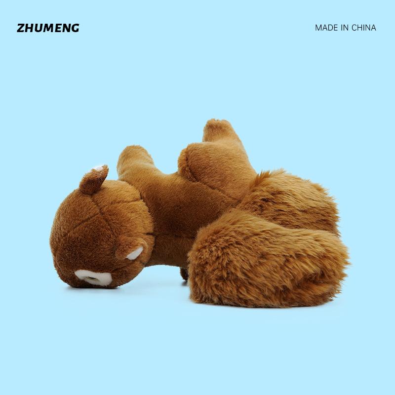 New Cute and Super Cute Squirrel Plush Toy Doll Creative Doll