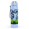 1PC Stone Style 67 Number Letter 750ml Color Plastic Sports Water Bottle Leakproof Flip Straw Lid Suitable for Sports Office Home Use