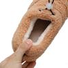 Fashion 2025 Winter Warm Shoes For Woman Men Soft Plush Anti-slip Couples Indoor Home Floor Slippers Solid Color Mum Dad Footwear