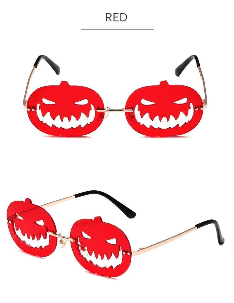 Halloween Pumpkin Glasses: Celebrity Cosplay Funny Sunglasses for Couples