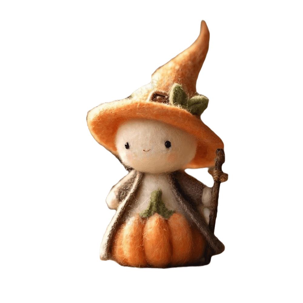 Cute Halloween Ornaments Toy Halloween Decoration Home Decor Wool Felt Ghost Statue Pendant