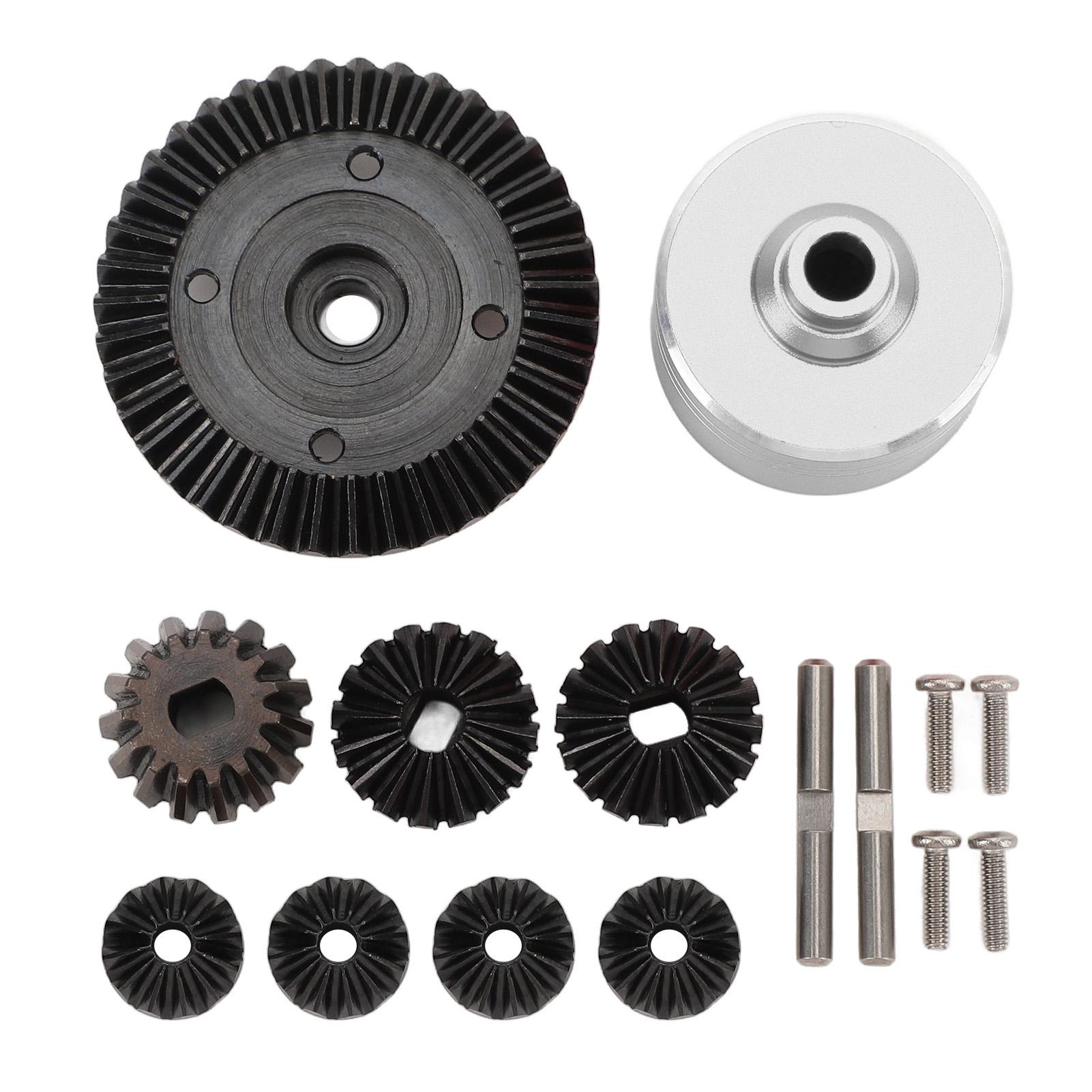 

RC Car Differential Gear Set Aluminum Alloy Steel 45 Gauge Steel Gear 7075 Differential Shell RC Dif Titanium