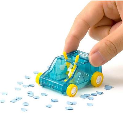 Mini Car Table Dust Cleaning Trolley Desktop Eraser Pencil Shavings Rubber Sweeper Garbage Truck Hand Push Glide Car Kids Toys