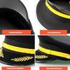 Roleplay  Uniform Hat Unisex Adult Security Guard Hat Party Gathering Hat Wide Brimmed Hat
