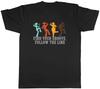 Line Dancing Find Your Groove Mens T-Shirt Follow the Line Tee Gift